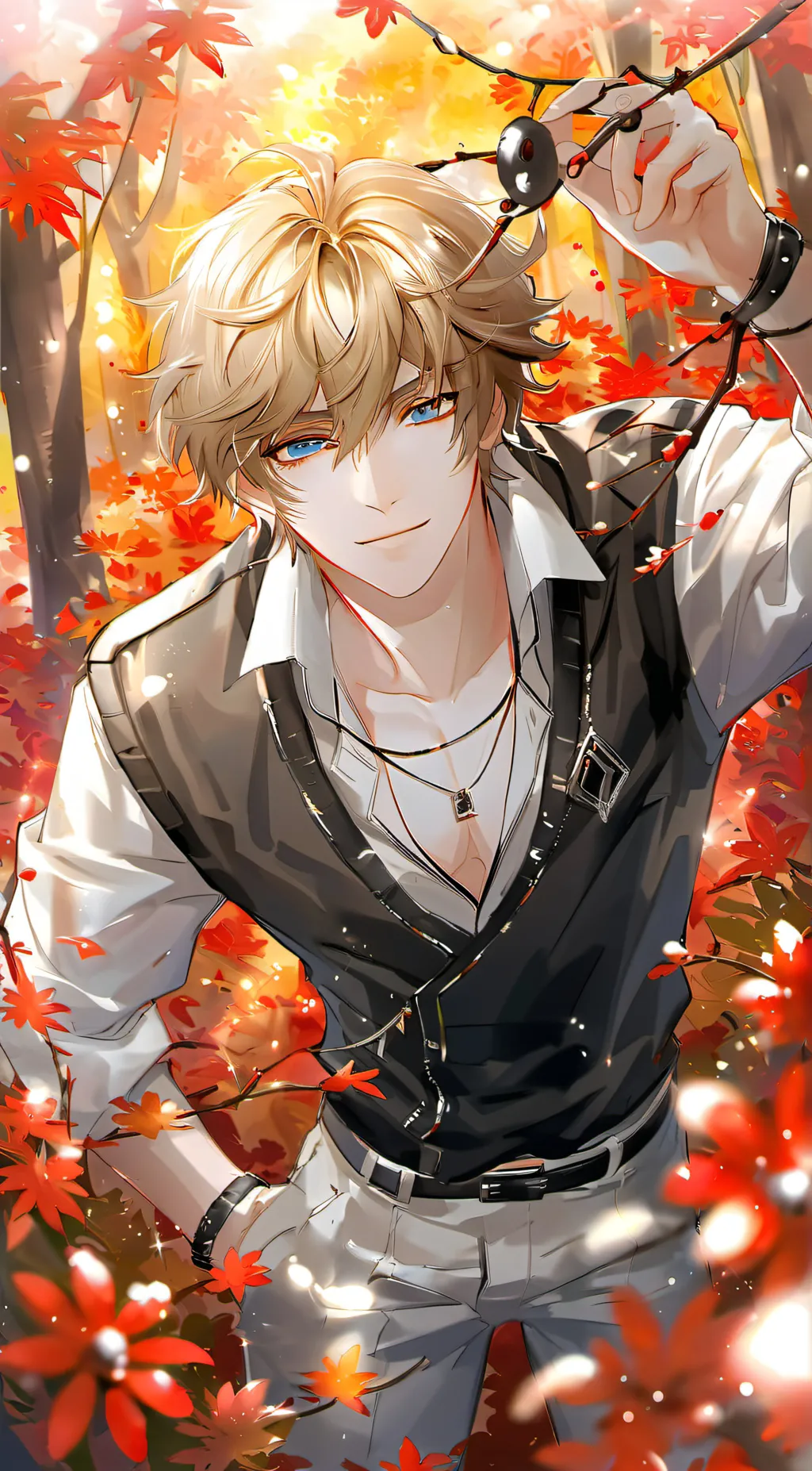 ai character: Nicholas  background