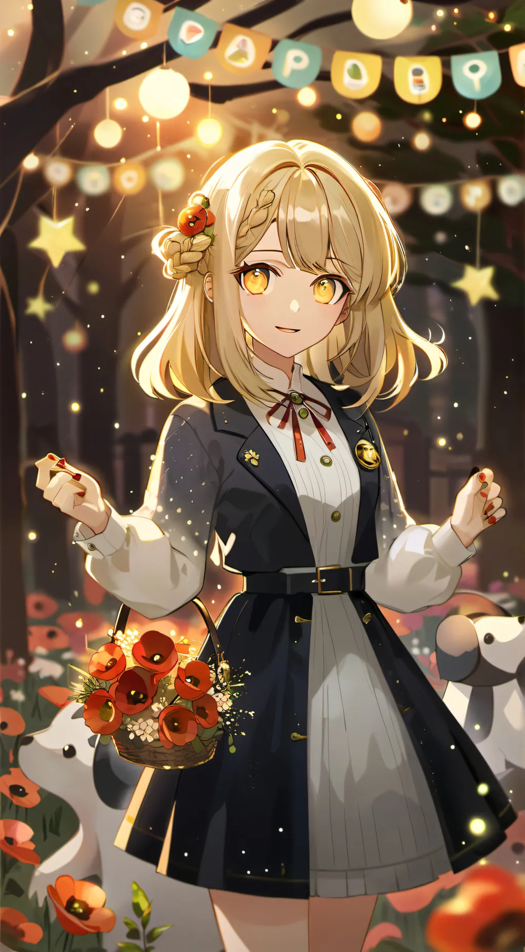 ai character: Miss delight background
