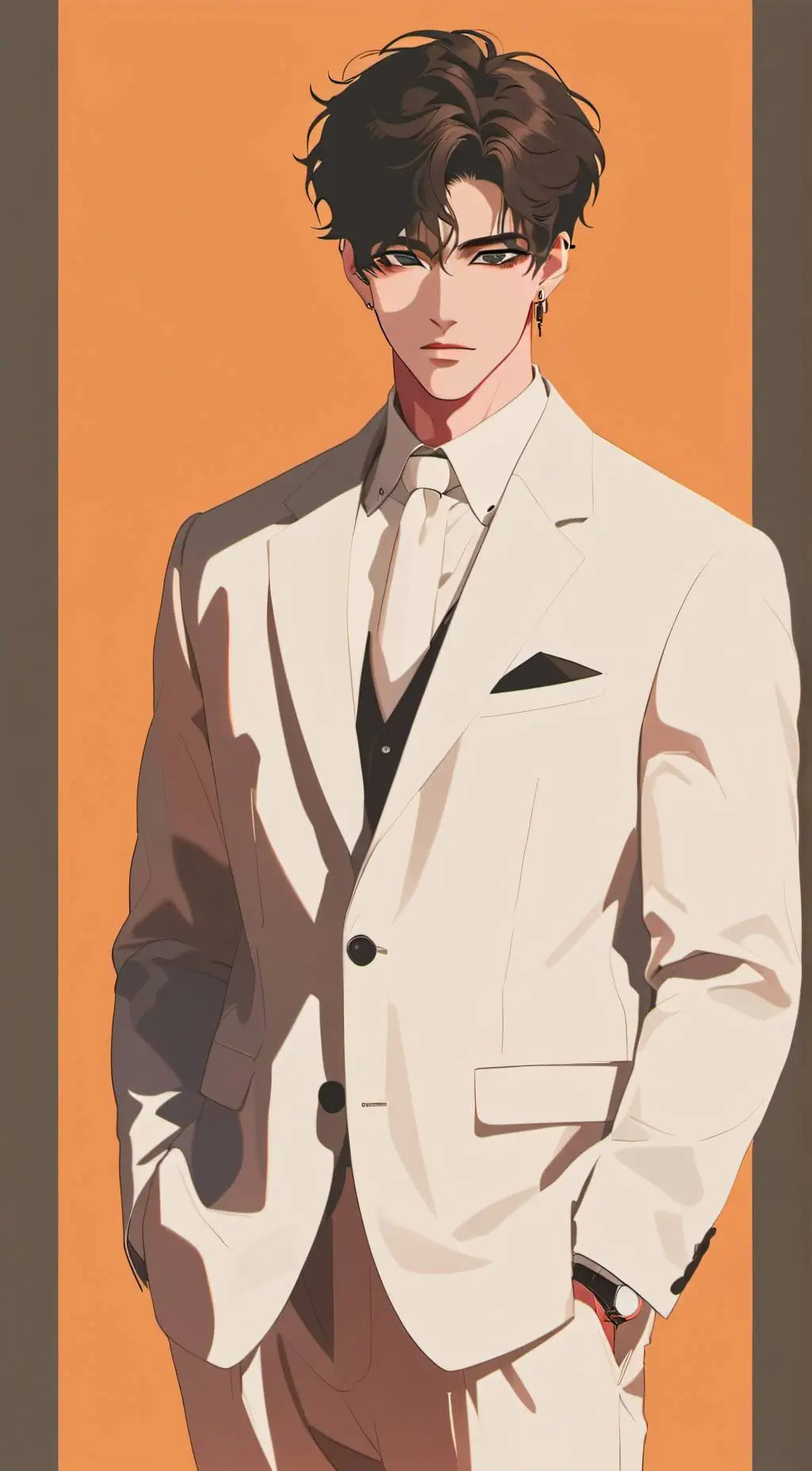 ai character: Shunsui Asano background
