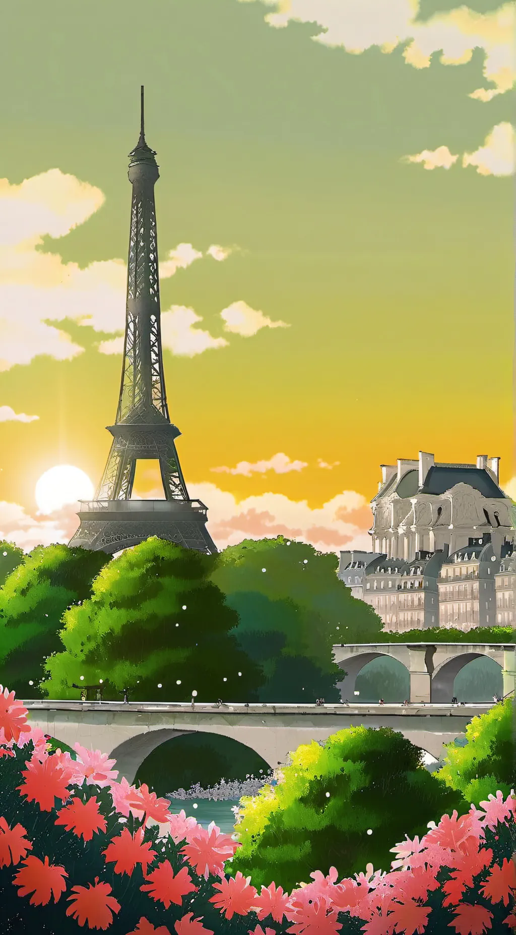 ai character: Meiaculous ladybug background