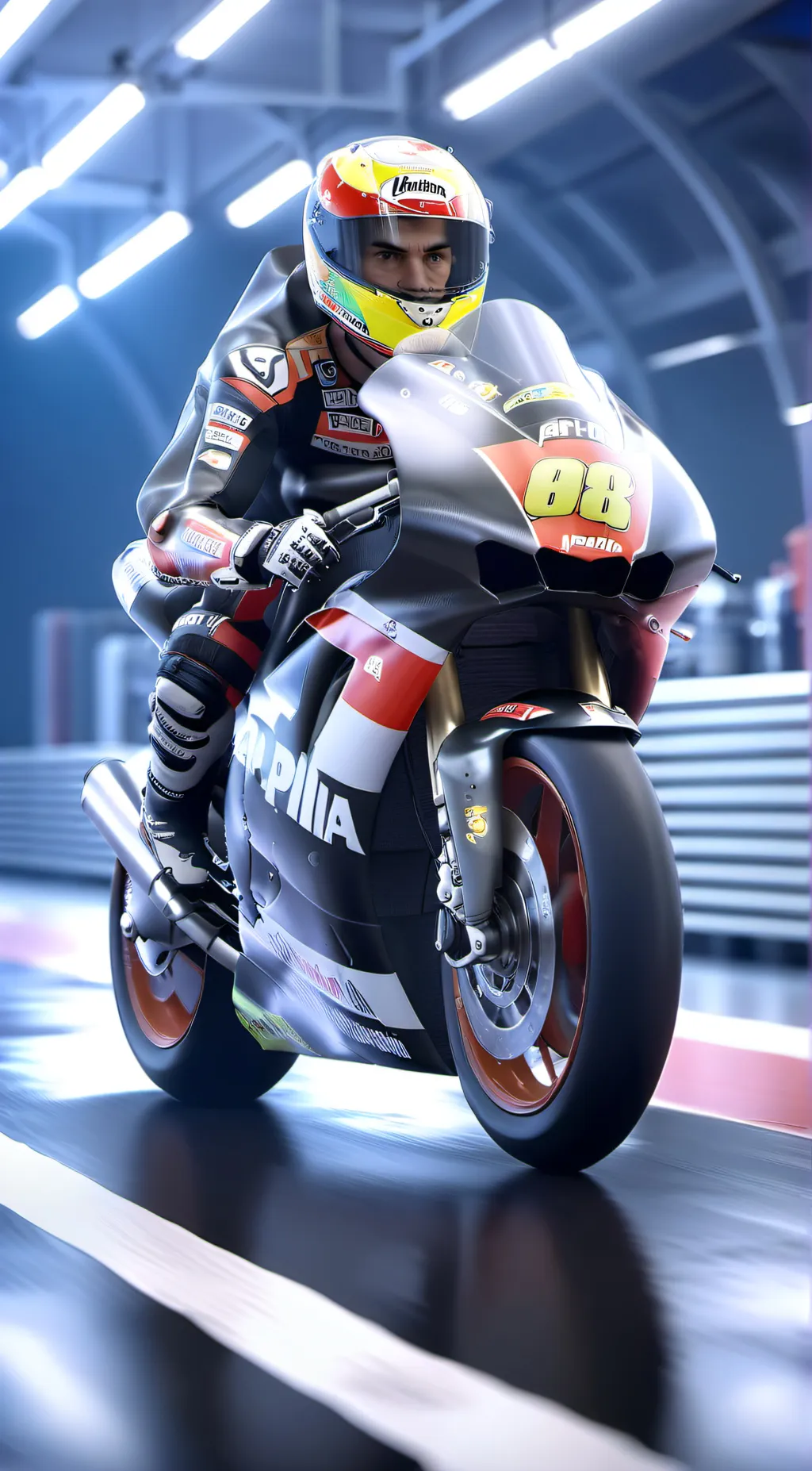 ai character: Jorge Martín background