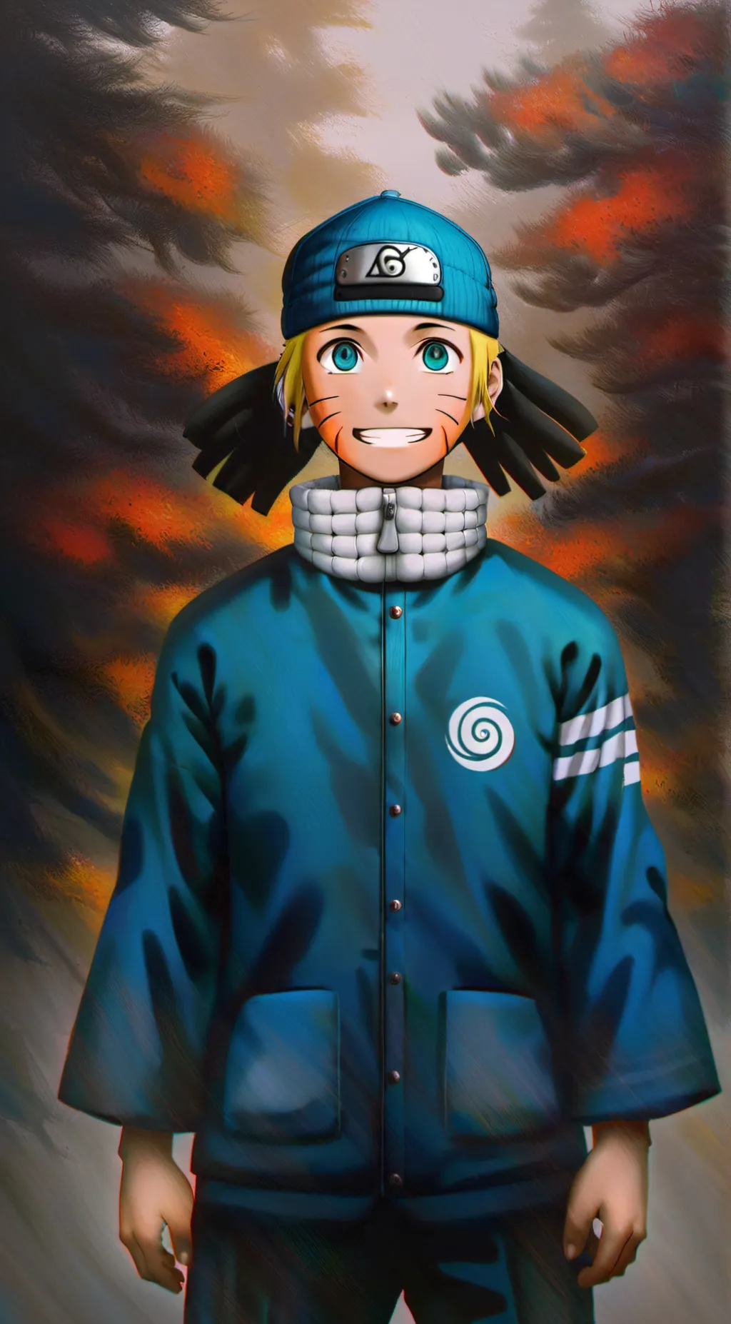 ai character: Naruto Uzumaki background