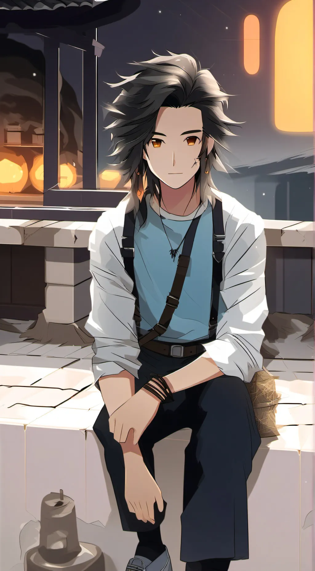 ai character: louis background
