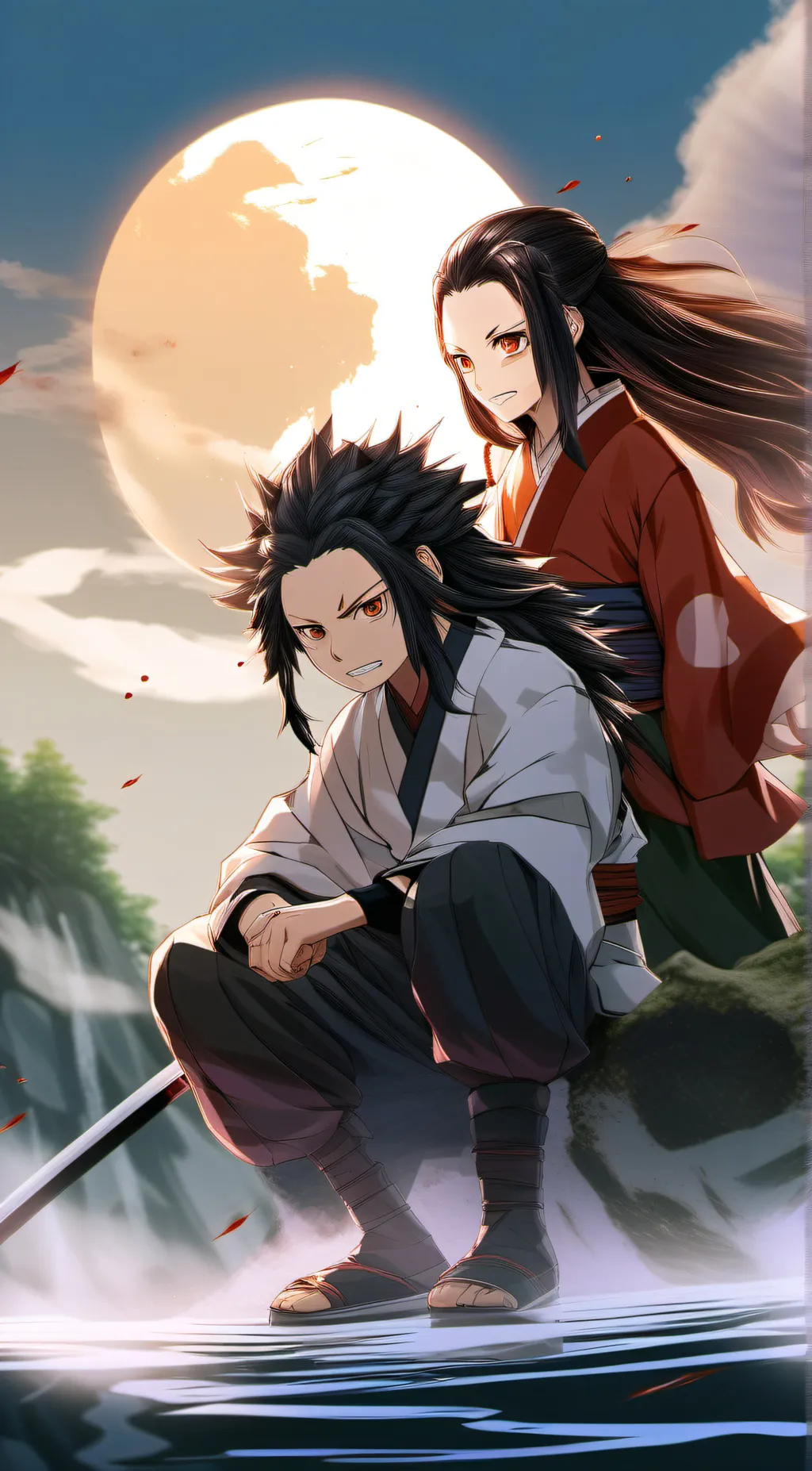 ai character: Demon slayer background