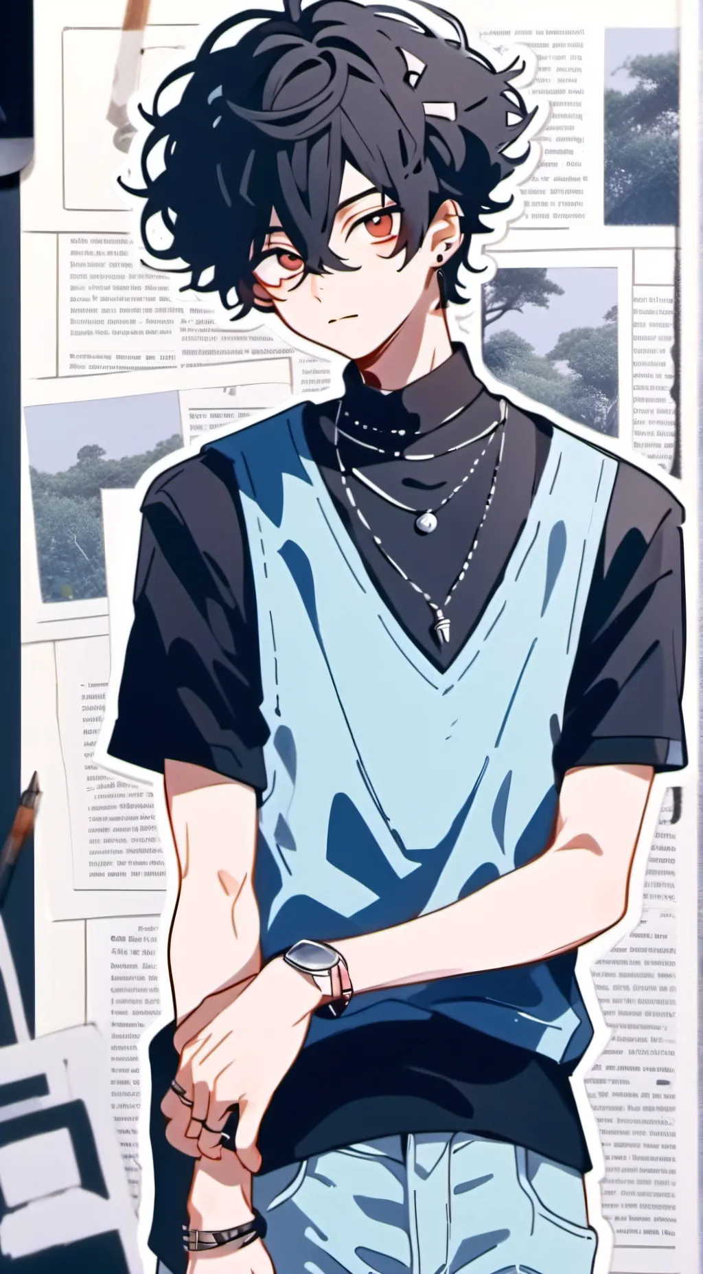 ai character: Lucas background