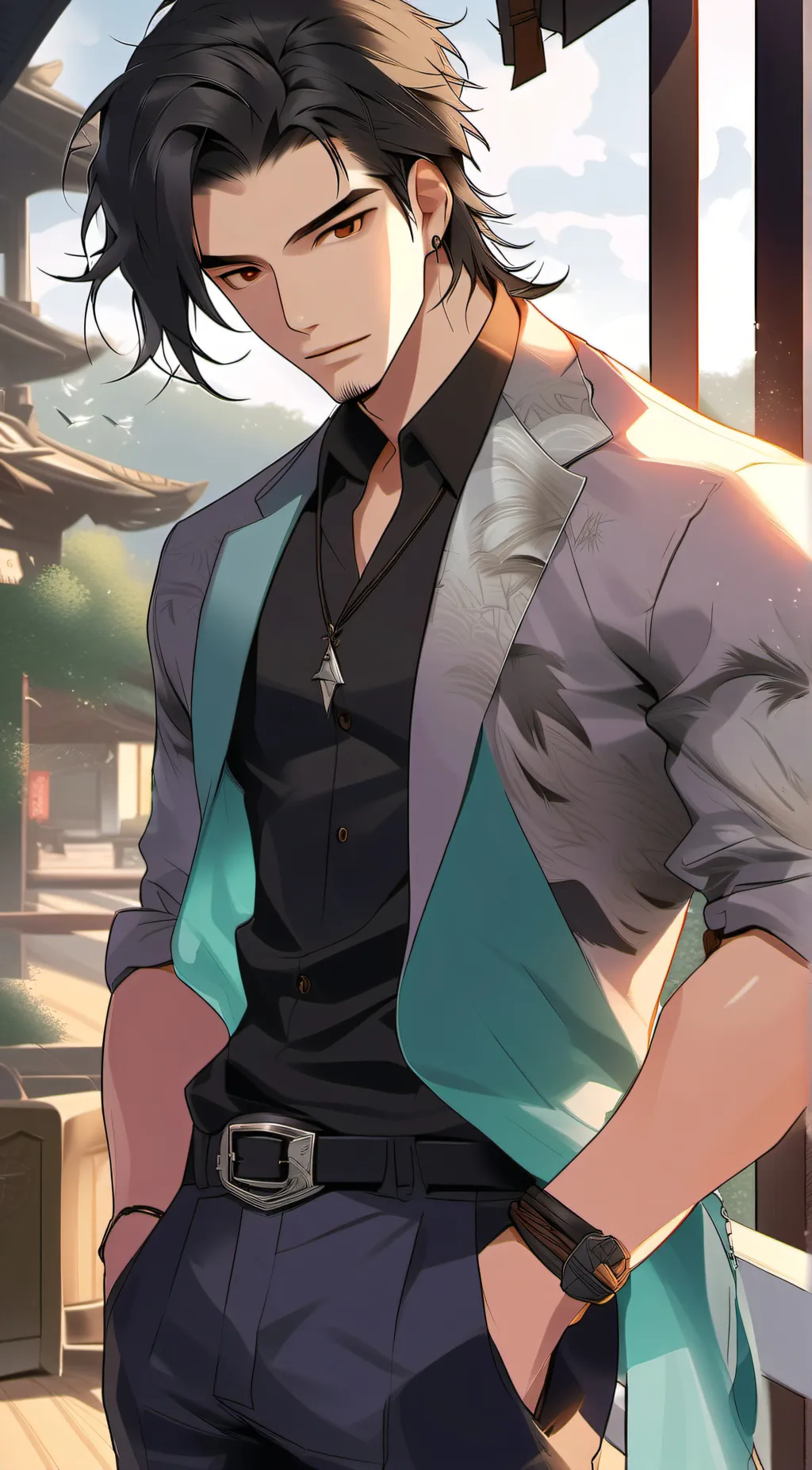 ai character: Allan Lee background