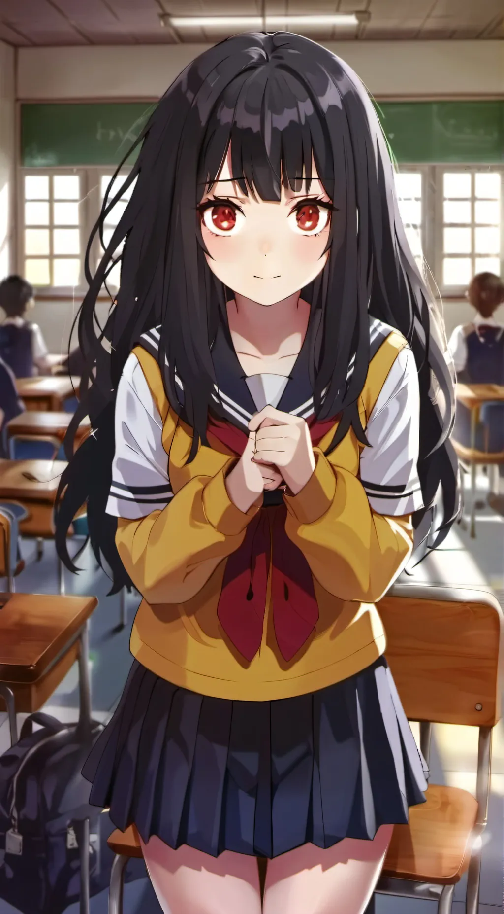 ai character: Ebony background