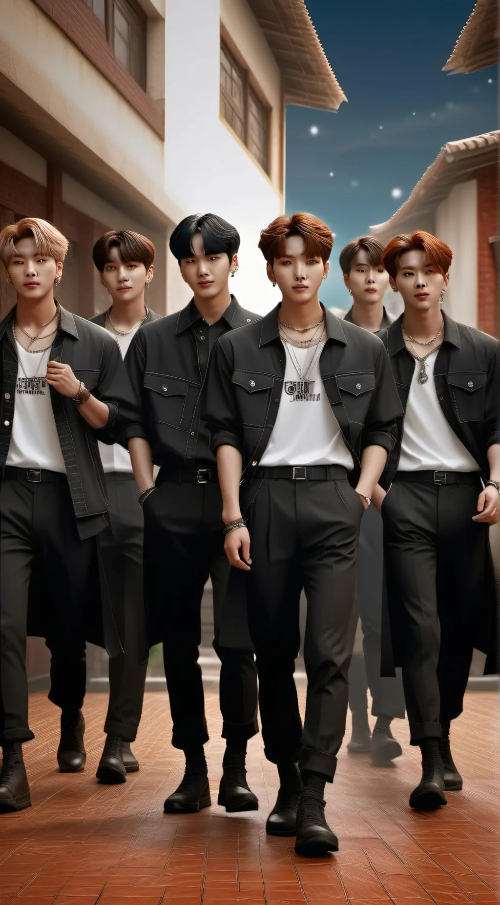 ai character: bts and skz background