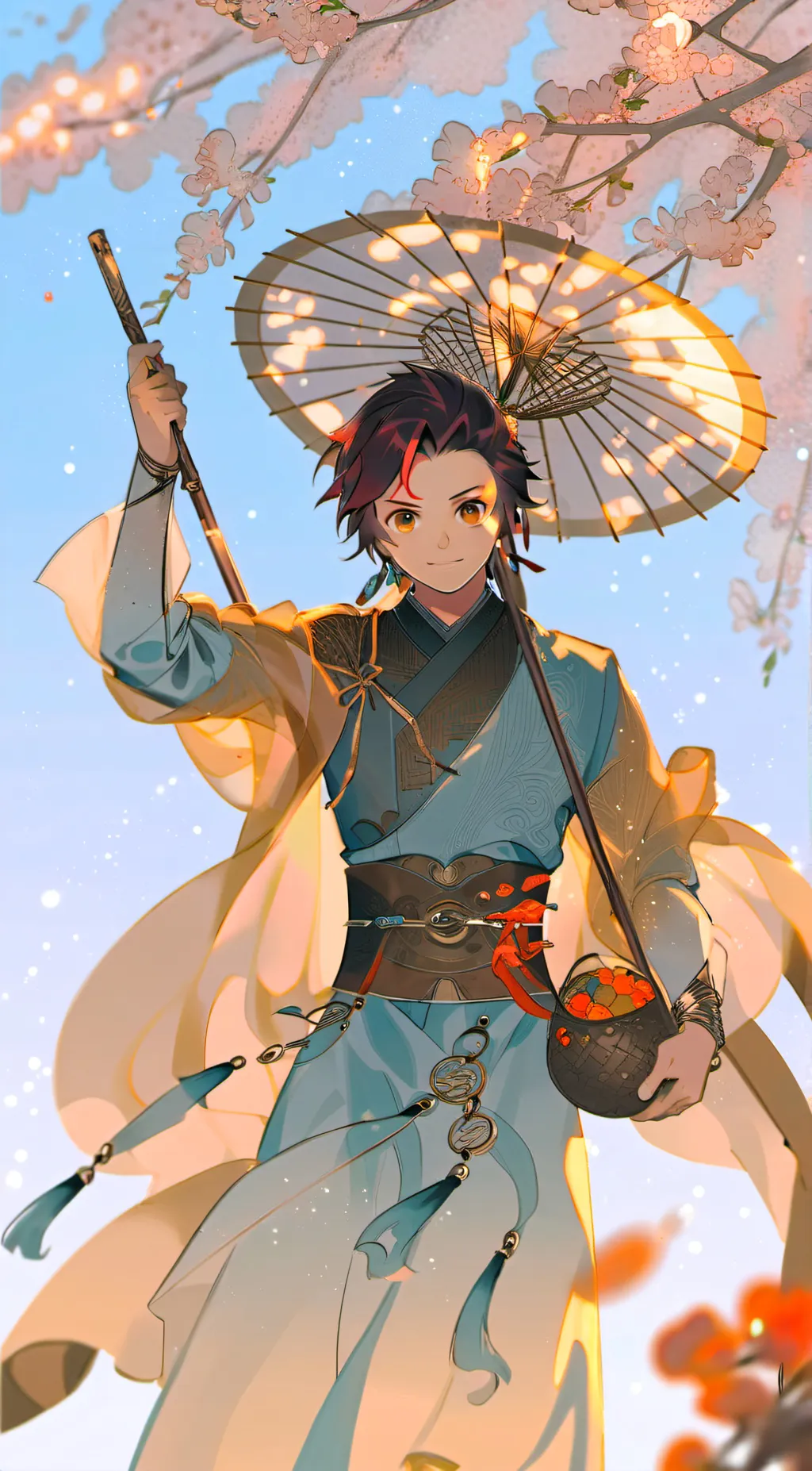 ai character: ☆Tanjiro Kamdo☆ background