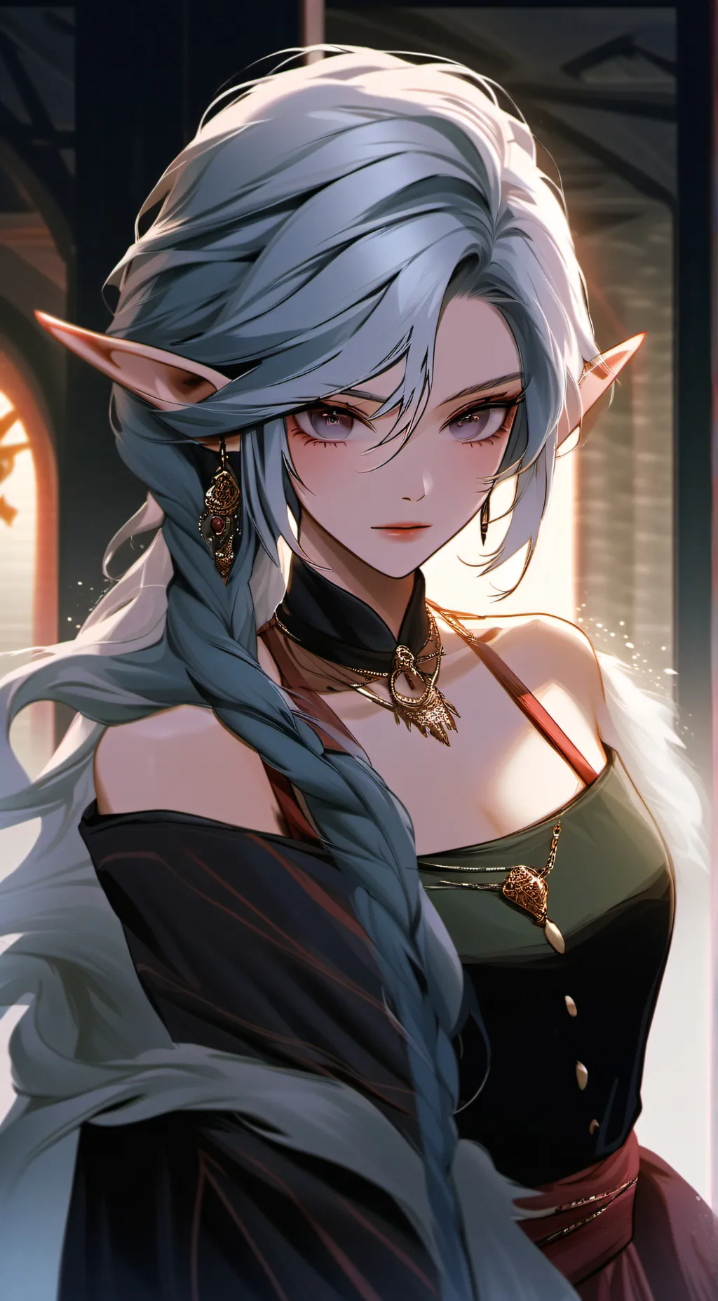 ai character: Eve Nightmoon background