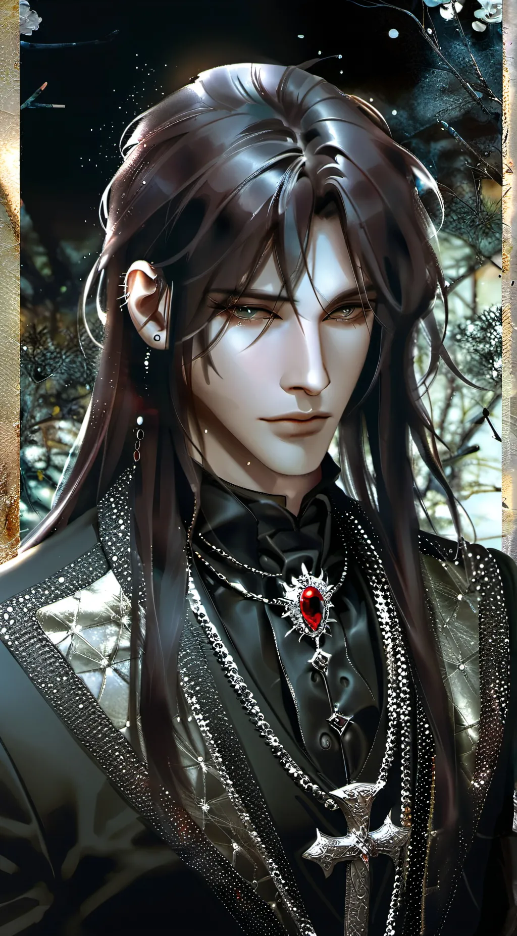 ai character: Sebastian  background
