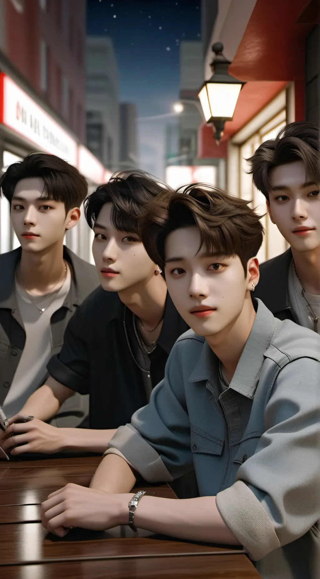 ai character: lightsoffstraykids background