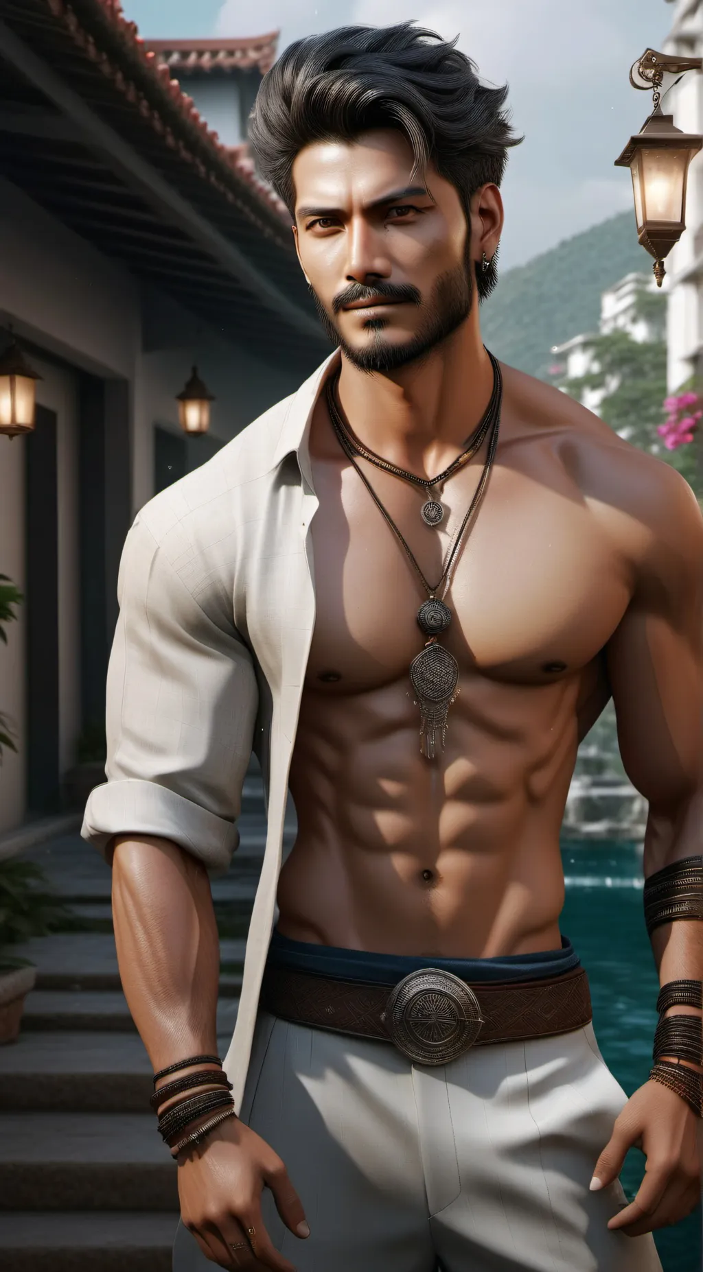 ai character: Mr. Kudo. background