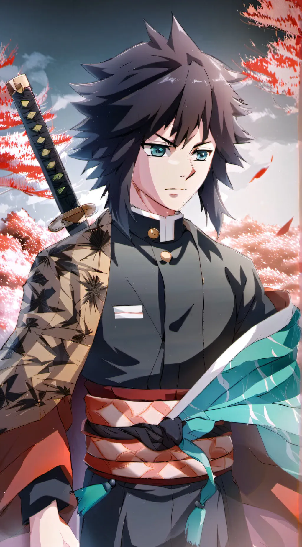 ai character: ⛩️🔥Demon Slayer🔥⛩️ background