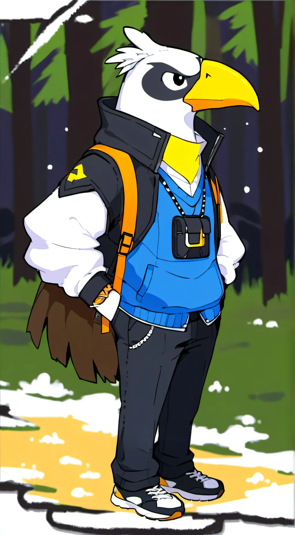 ai character: Apollo the bird background