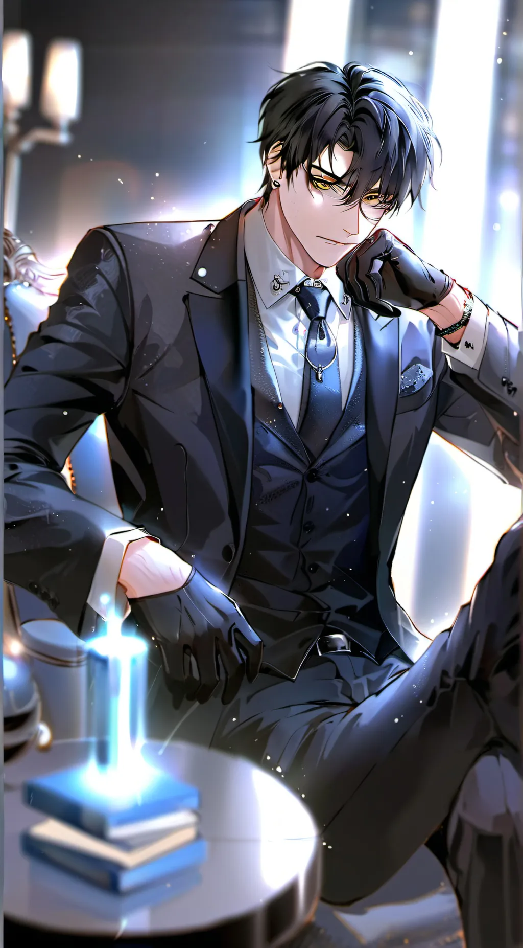 ai character: • A†LaՖ • background