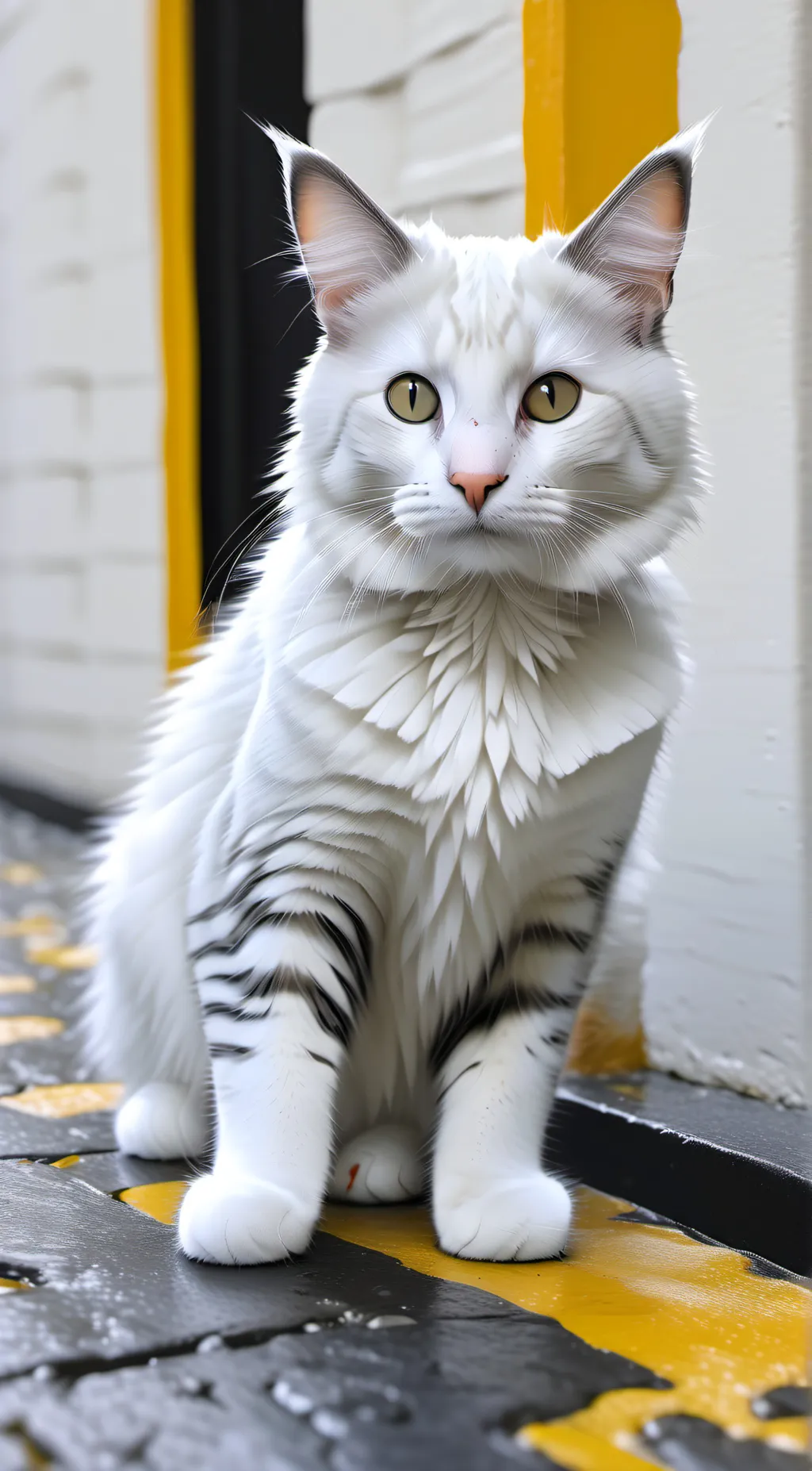 ai character: Drunk cat background