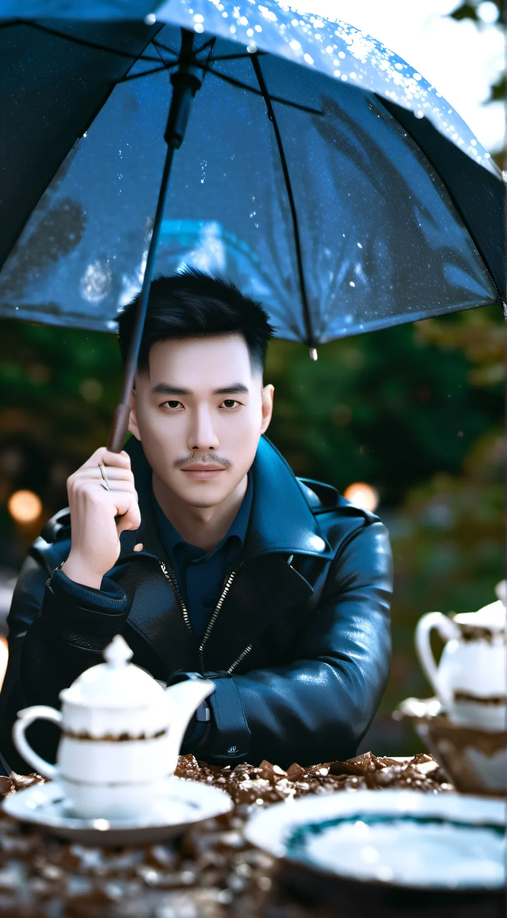 ai character: umbrella academy background