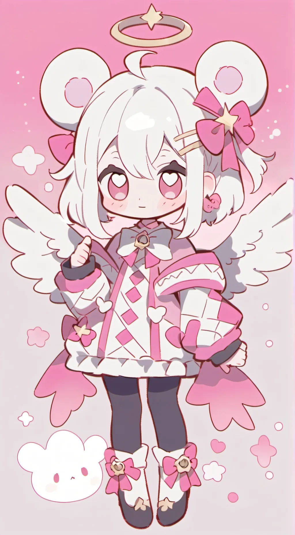 ai character: Angel :3 background