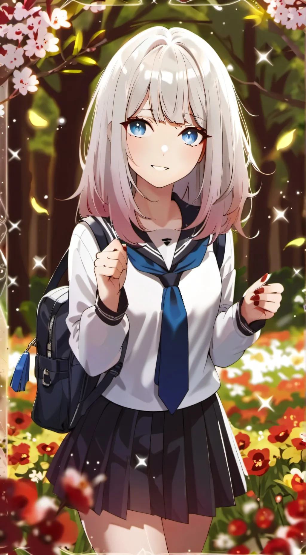 ai character: Ivory background