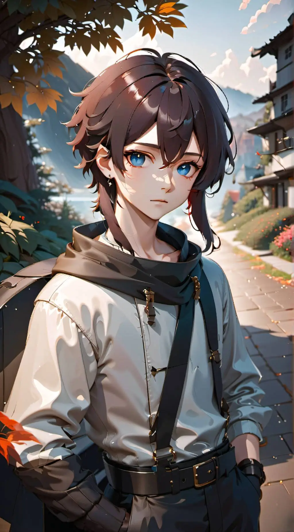 ai character: Leo background