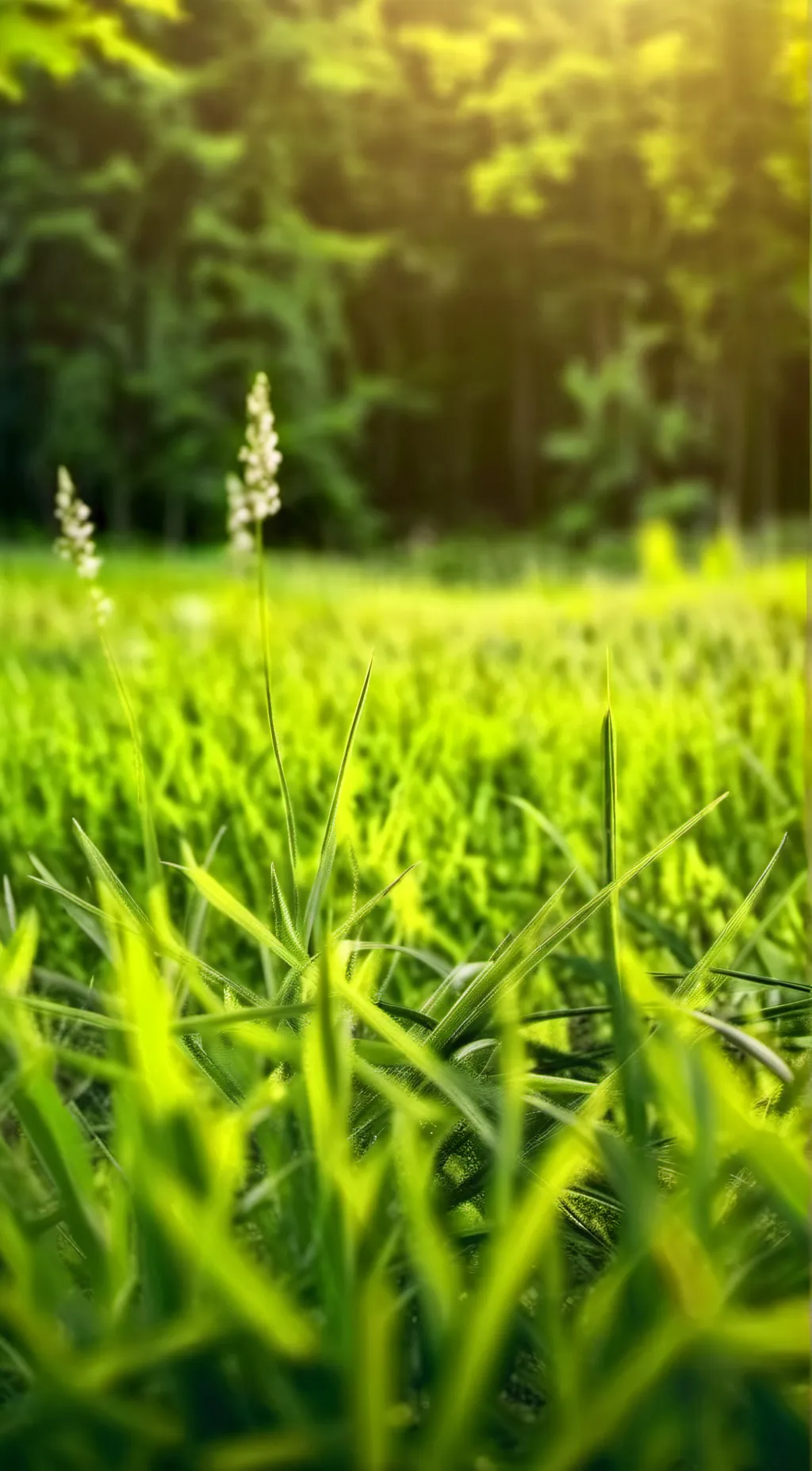 ai character: Grass background