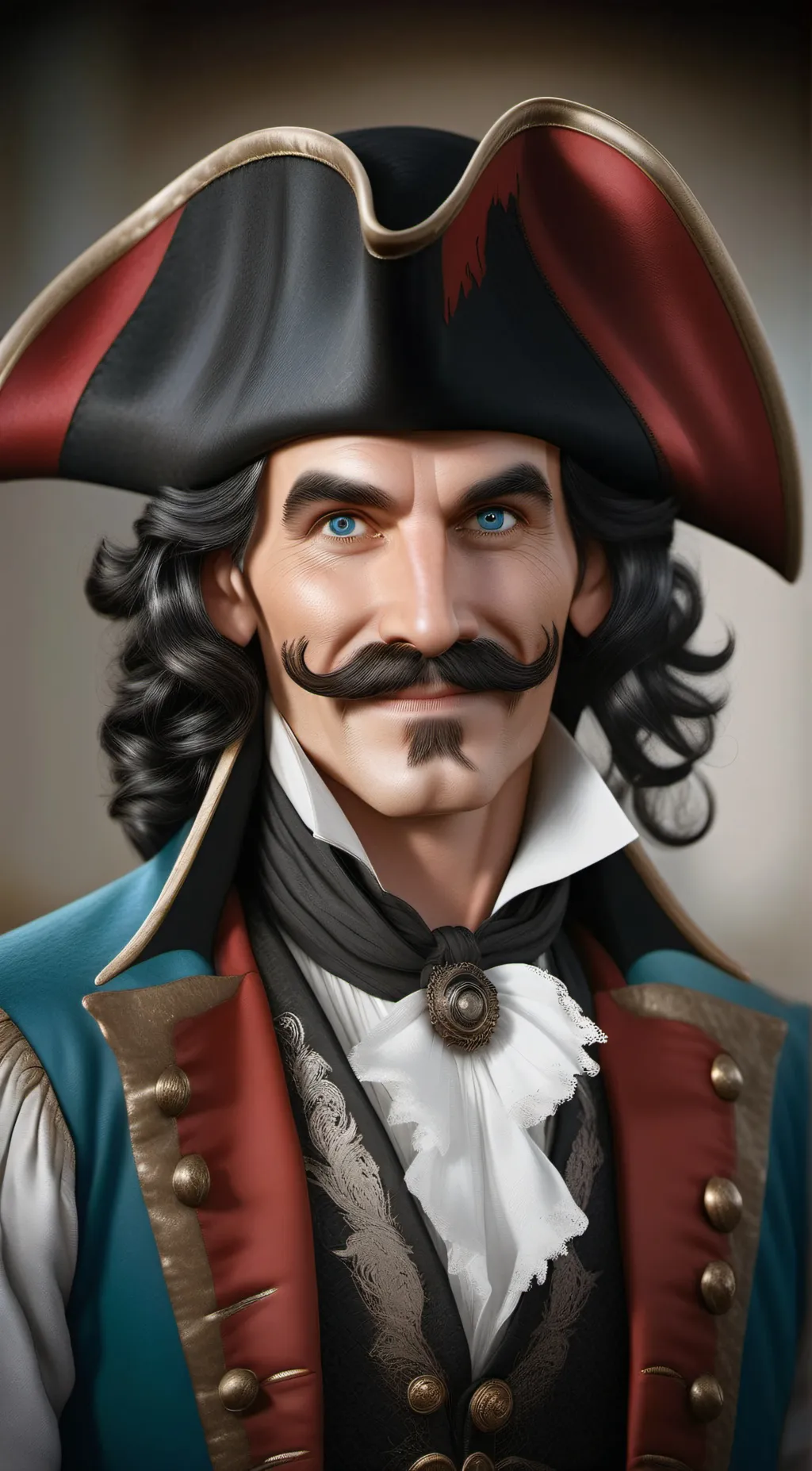 ai character: Captain James Hook background