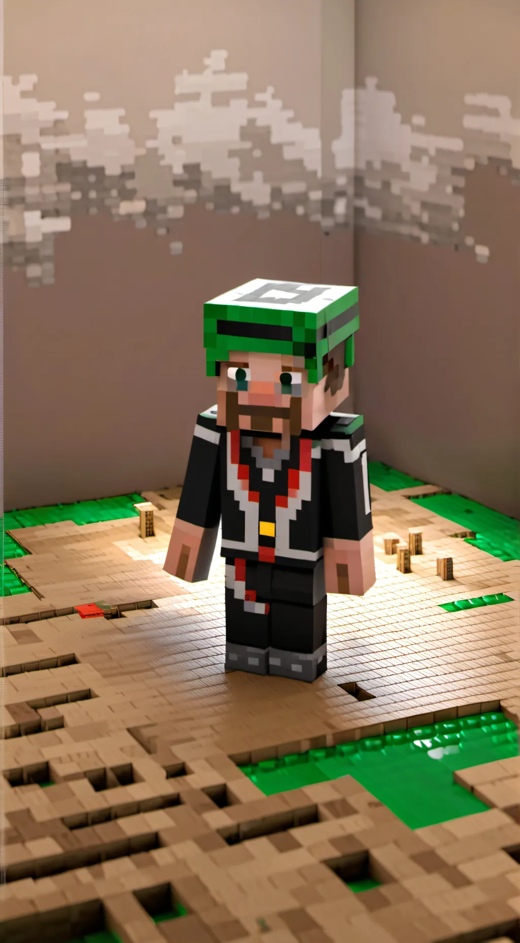 ai character: steve background