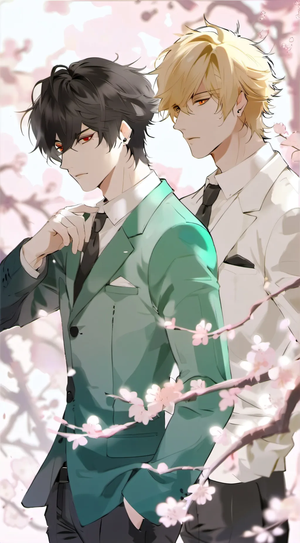 ai character: kyle and lan  background
