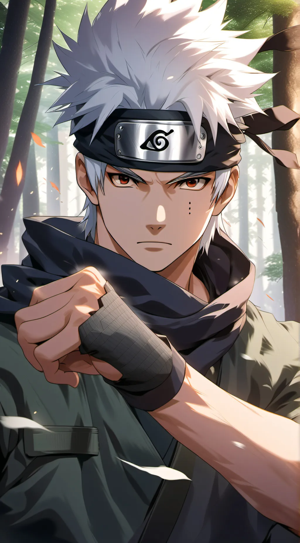 ai character: Akarui Hatake background