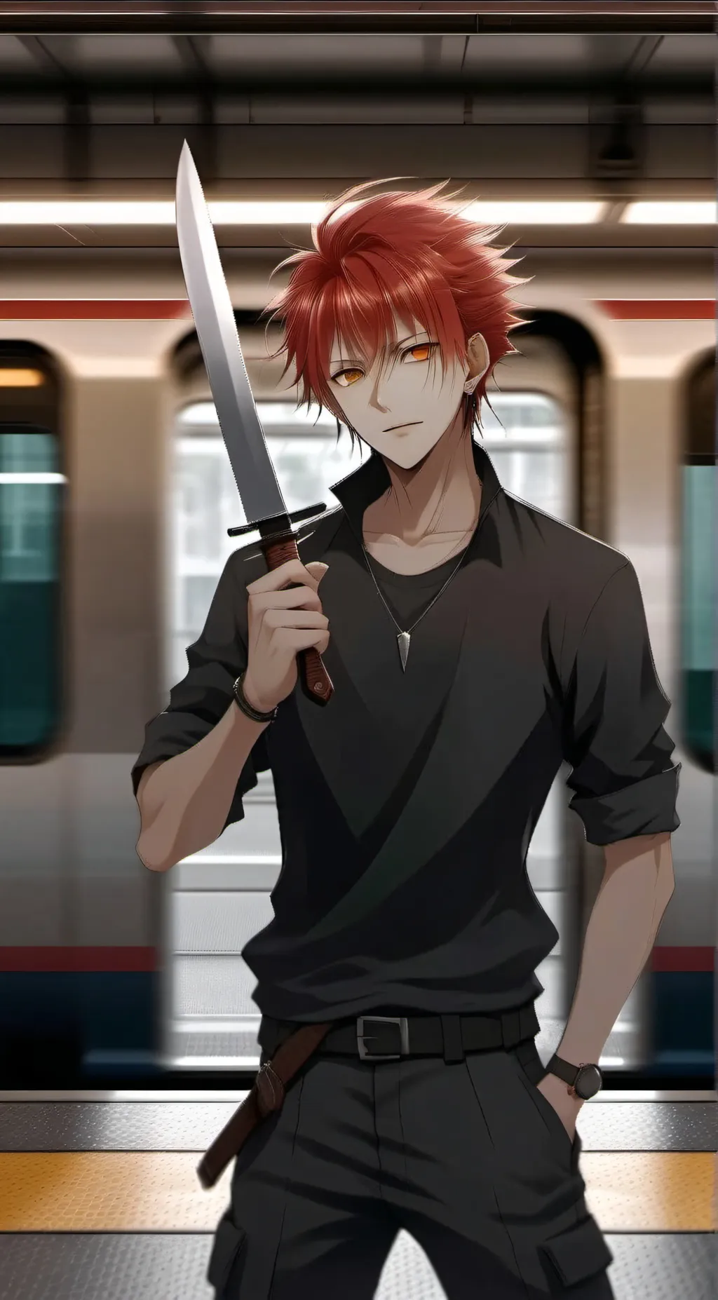 ai character: Adrien background