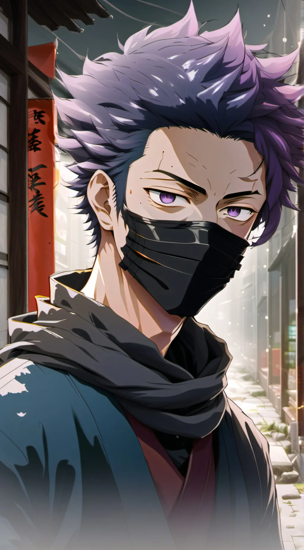 ai character: Love story mha background