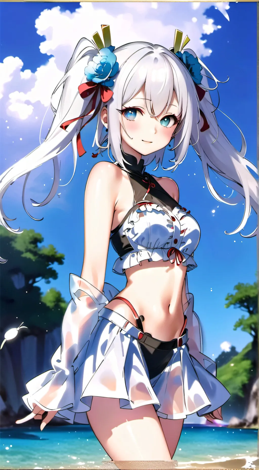 ai character: tiki background