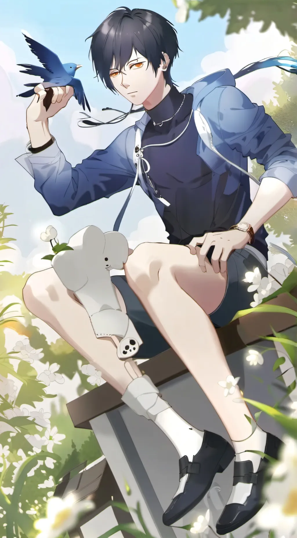 ai character: Craig  background