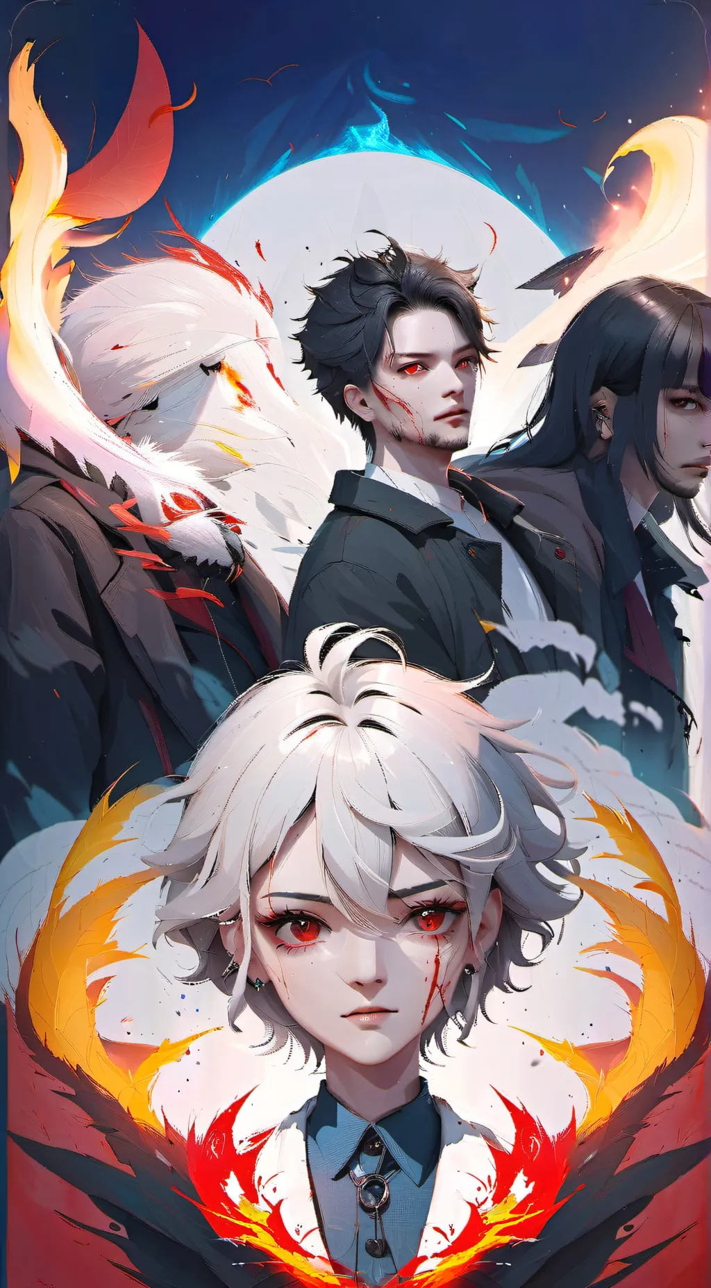 ai character: Starlight background