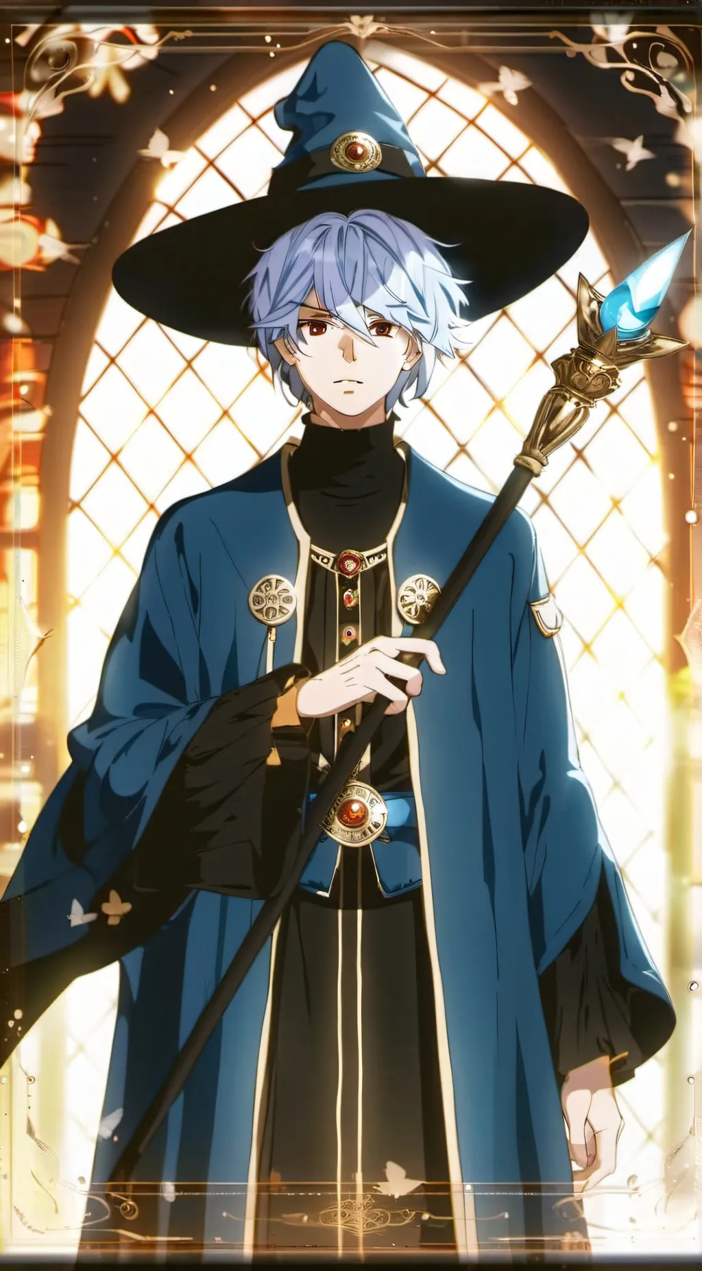 ai character: Aquarius background