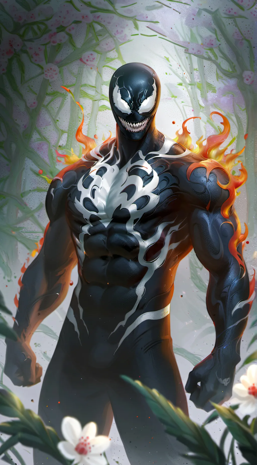 ai character: Venoms daughter  background