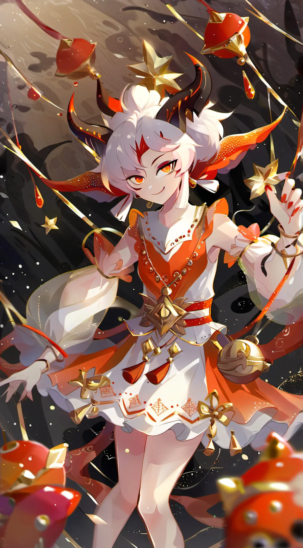 ai character: lucifer  background