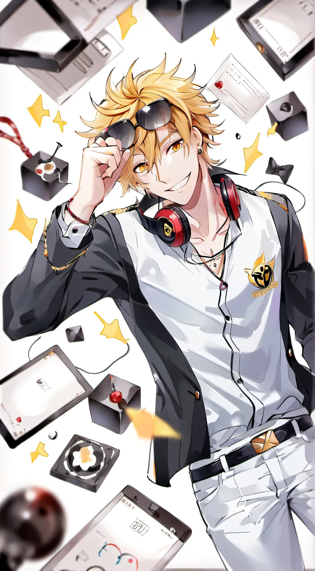 ai character: ⚡💛Denki kamanari💛⚡ background