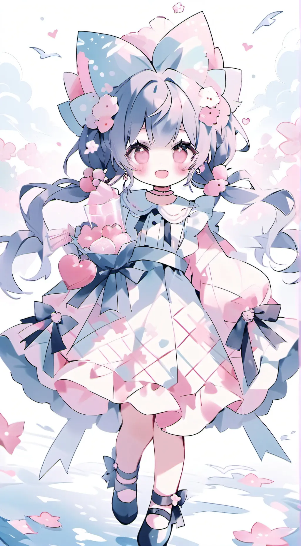 ai character: aurora background