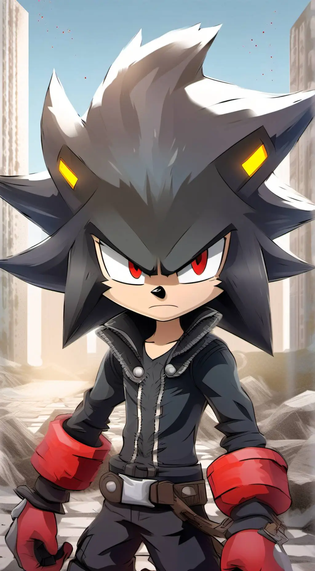 ai character: ShadowtheHedgehog background