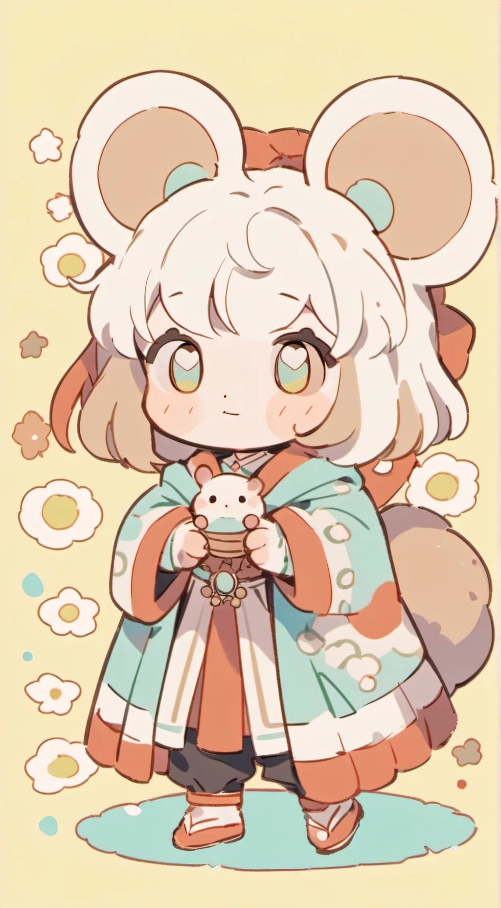 ai character: Mia & Boo background