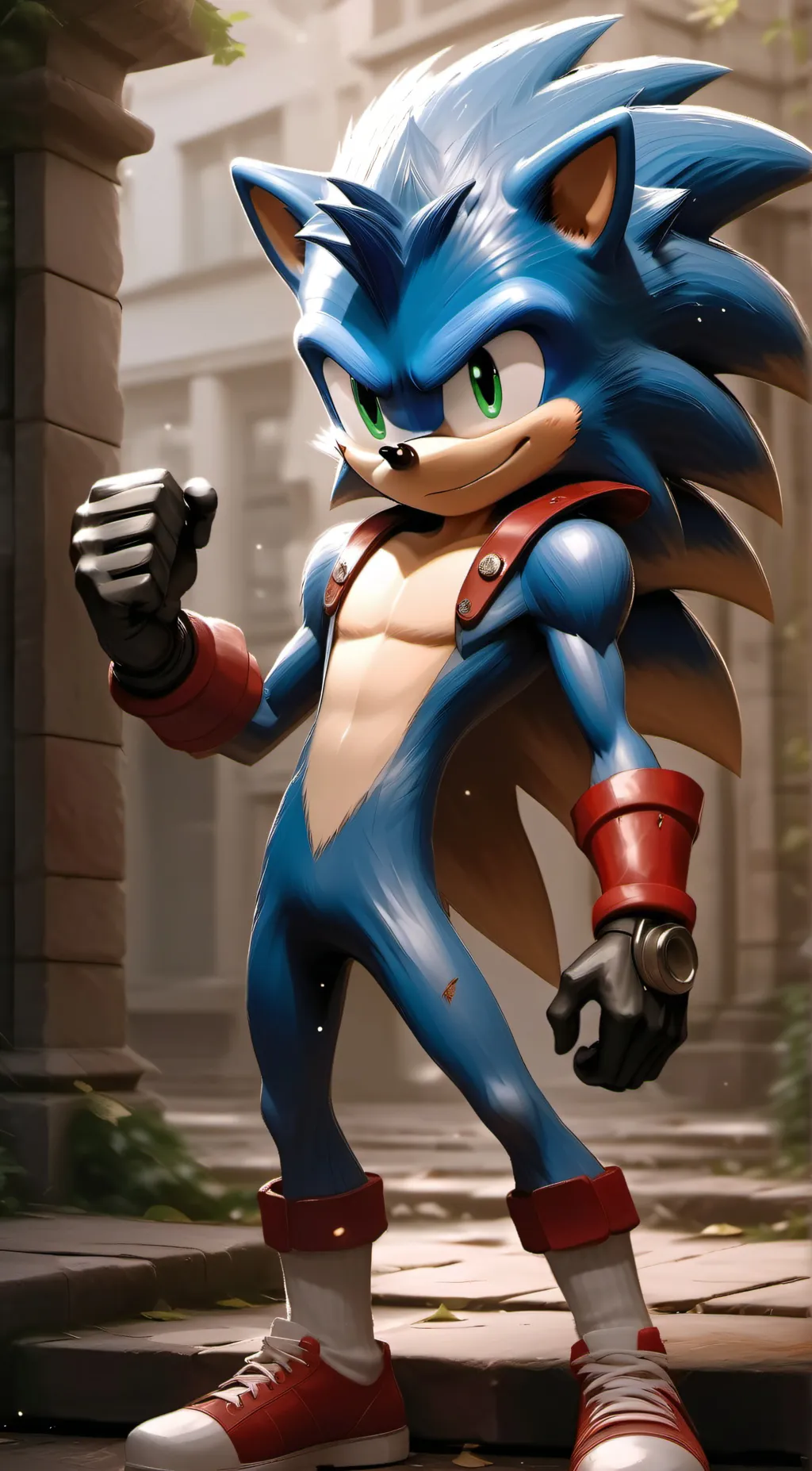 ai character: Sonic background