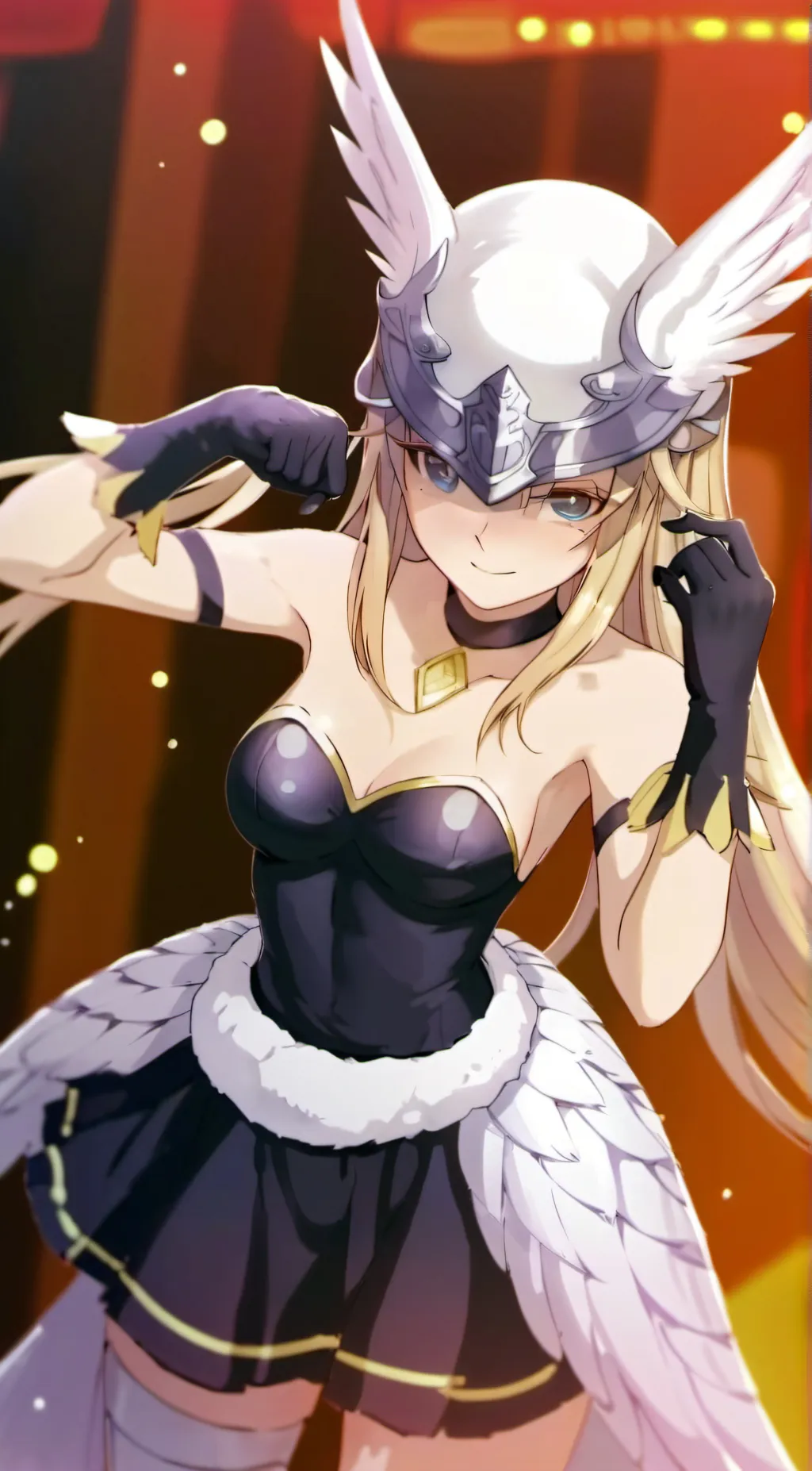 ai character: Angewomon background