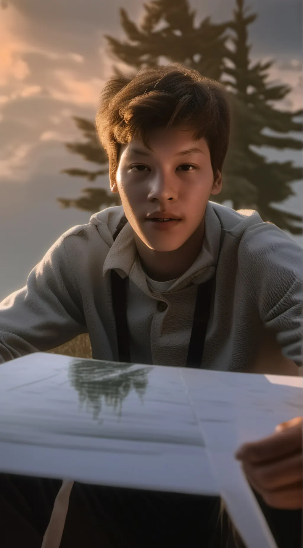 ai character: Ezra background