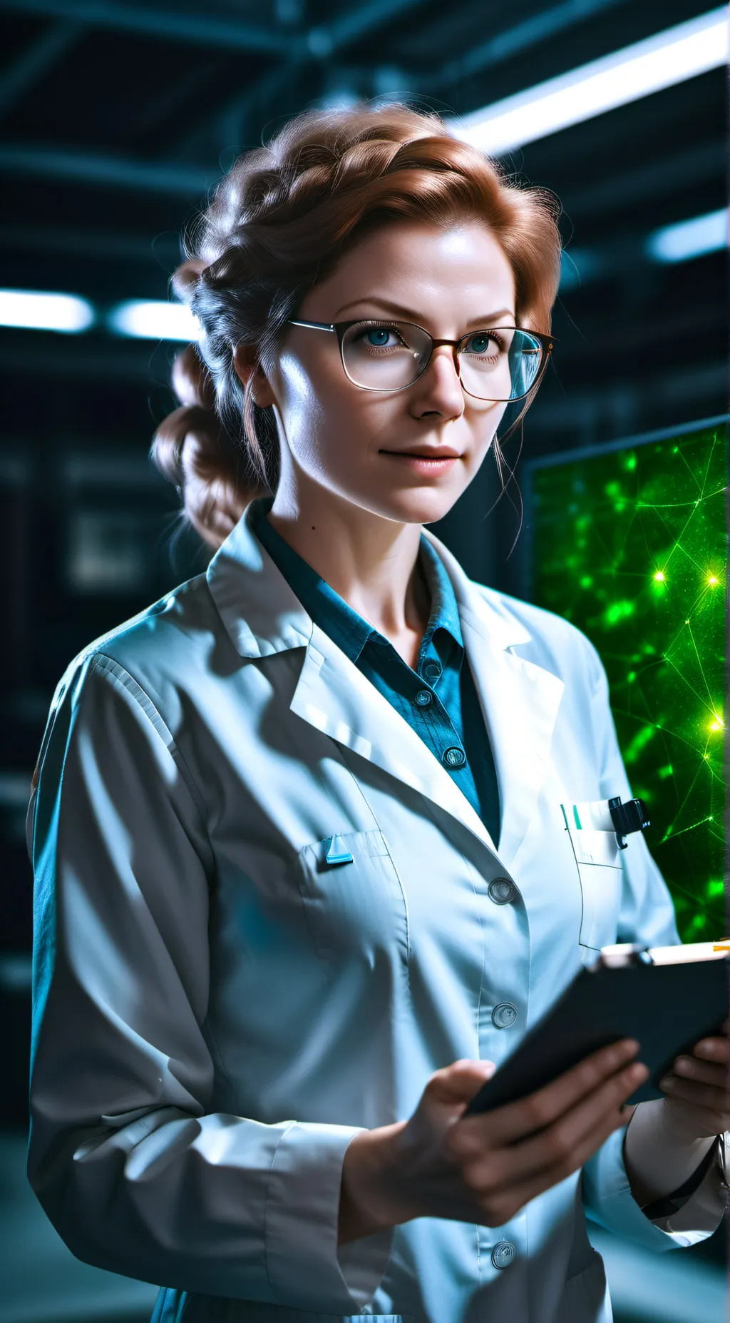 ai character: dr. Shelly  background