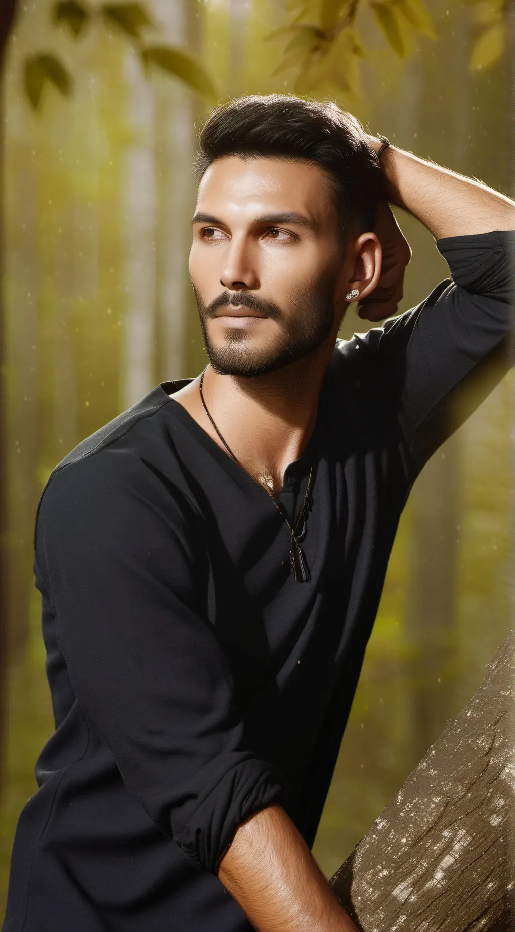 ai character: Lina  background