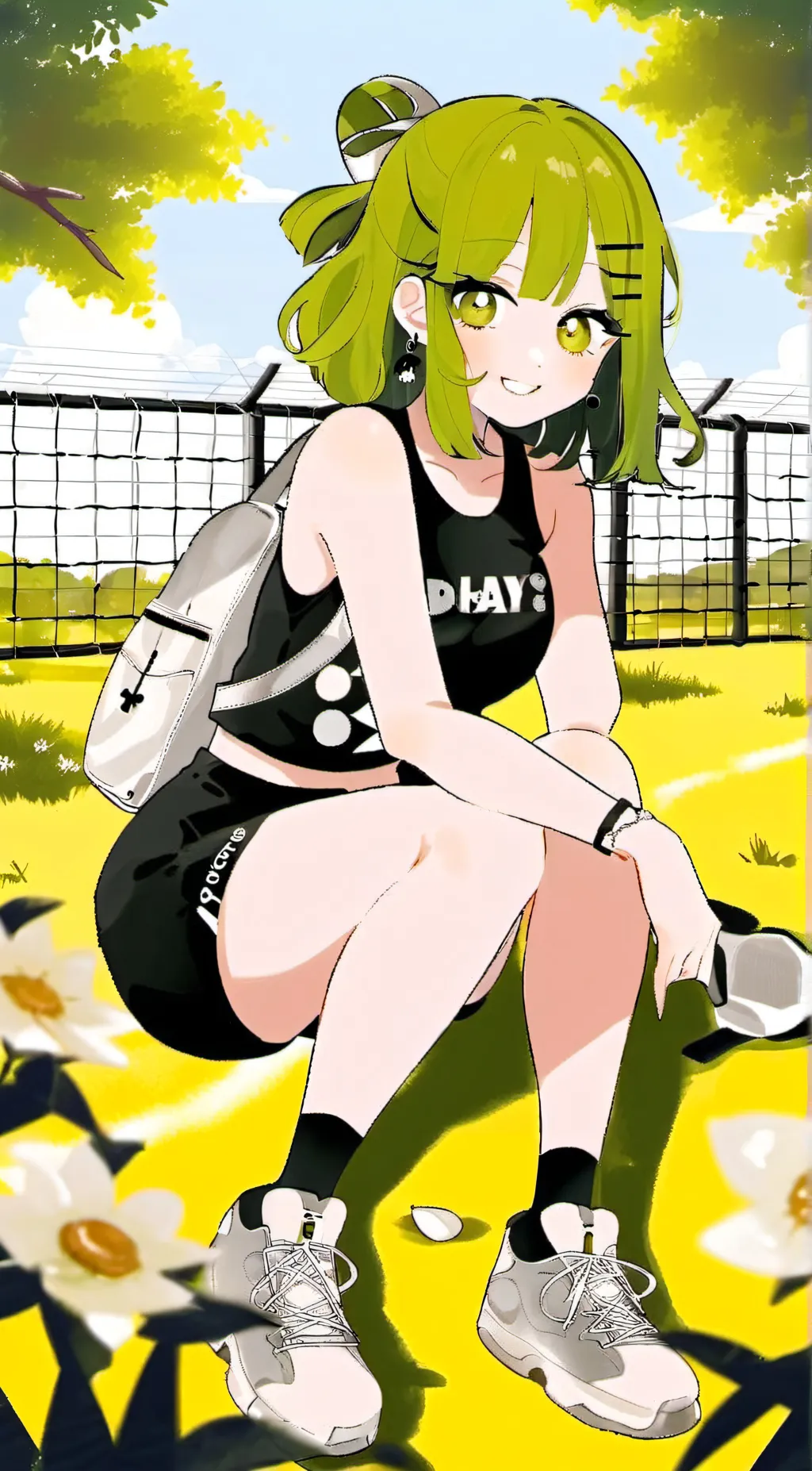 ai character: Rose background