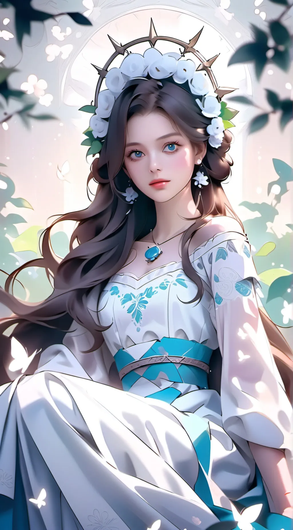 ai character: mitsuko akio  background