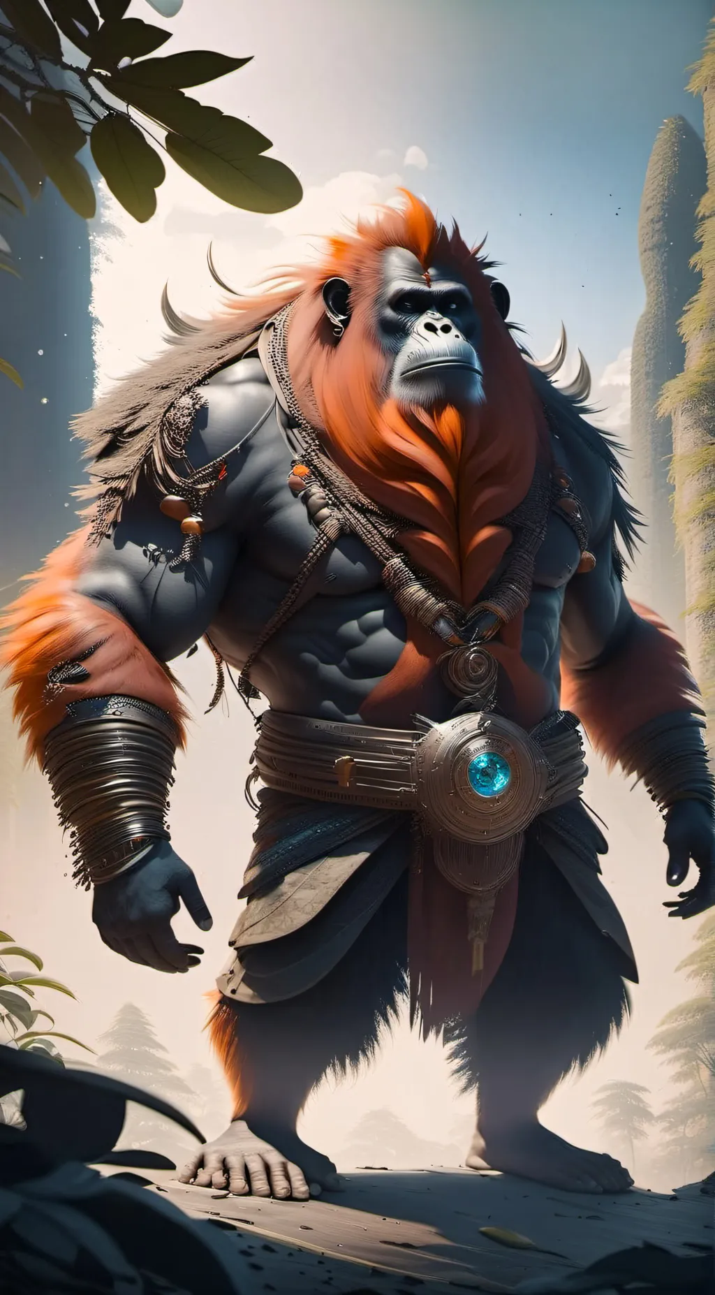 ai character: Skar King background